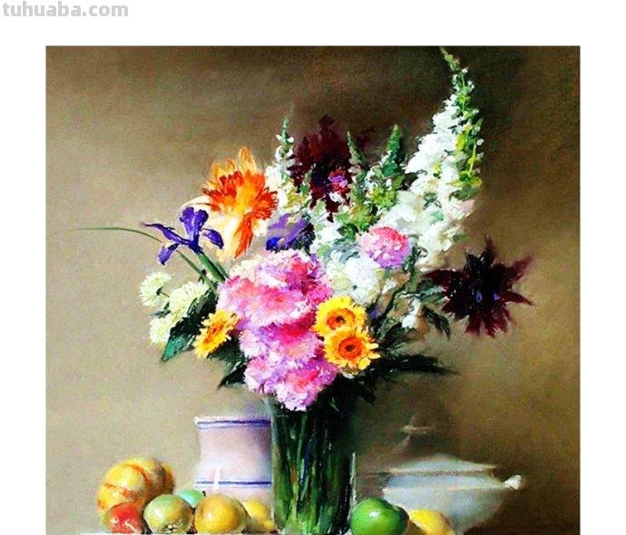 粉彩之美 - 西班牙 Felipe.Santamans 色粉画