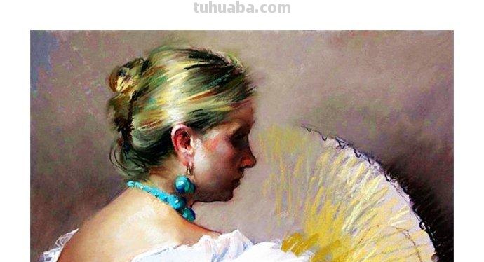 粉彩之美 - 西班牙 Felipe.Santamans 色粉画 粉彩之美 - 西班牙 Felipe.Santamans 色粉画