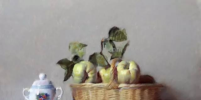 色粉画，却画出了油画的质感，我服