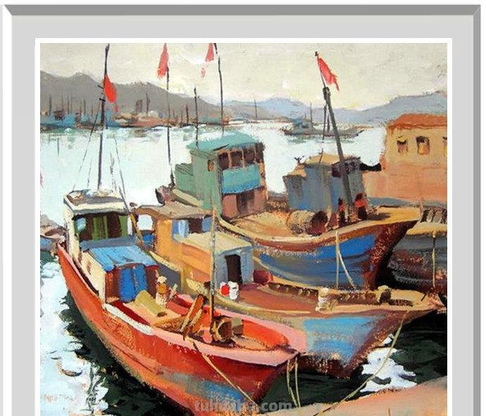「感悟自然」陆琦水粉风景写生作品