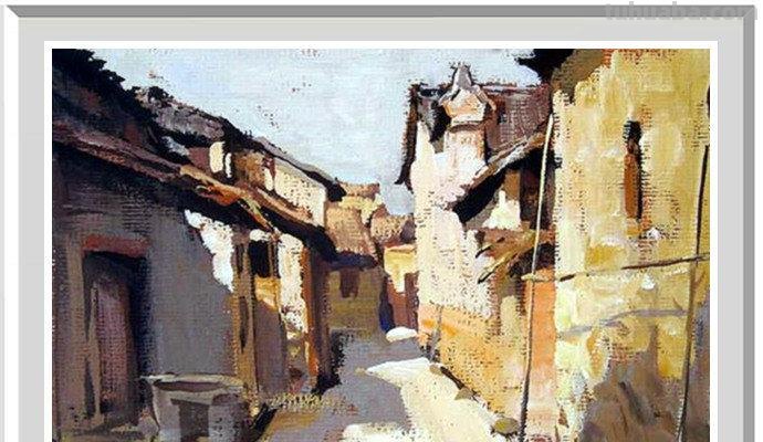 「感悟自然」陆琦水粉风景写生作品