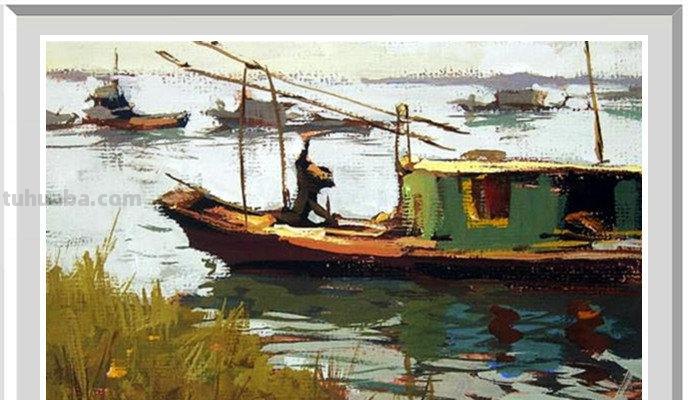 「感悟自然」陆琦水粉风景写生作品