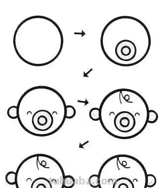 45个可爱简笔画教程，超级实用的素材！（建议收藏）
