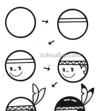 45个可爱简笔画教程，超级实用的素材！（建议收藏）