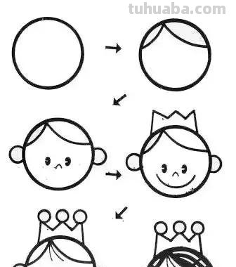 45个可爱简笔画教程，超级实用的素材！（建议收藏）