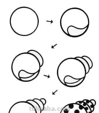 45个可爱简笔画教程，超级实用的素材！（建议收藏）