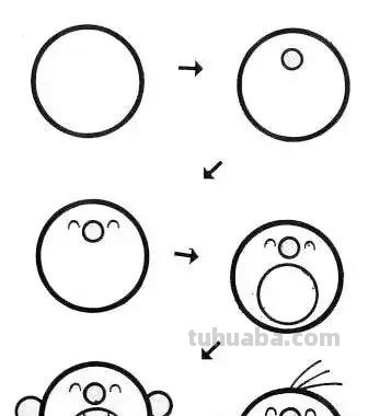 45个可爱简笔画教程，超级实用的素材！（建议收藏）