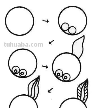 45个可爱简笔画教程，超级实用的素材！（建议收藏）