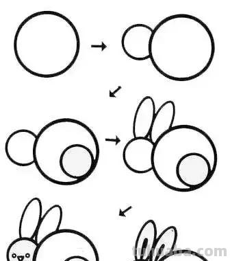 45个可爱简笔画教程，超级实用的素材！（建议收藏）