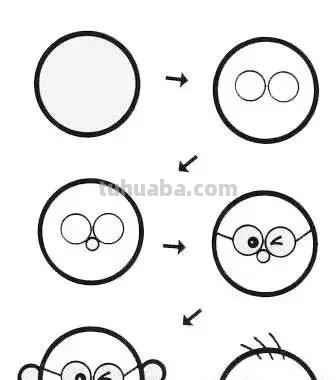 45个可爱简笔画教程，超级实用的素材！（建议收藏）