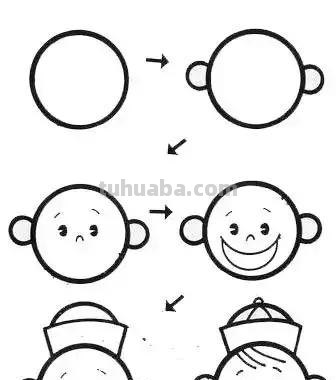 45个可爱简笔画教程，超级实用的素材！（建议收藏）