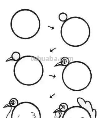 45个可爱简笔画教程，超级实用的素材！（建议收藏）