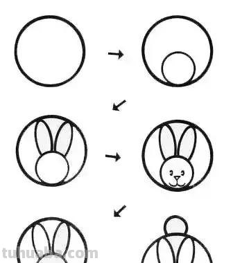 45个可爱简笔画教程，超级实用的素材！（建议收藏）