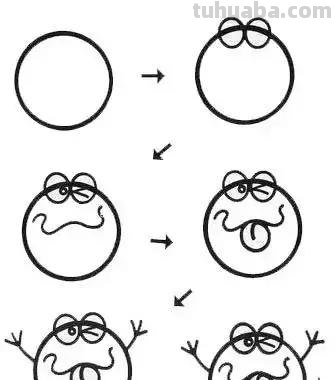 45个可爱简笔画教程，超级实用的素材！（建议收藏）