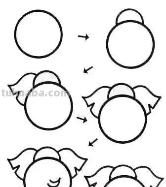 45个可爱简笔画教程，超级实用的素材！（建议收藏）