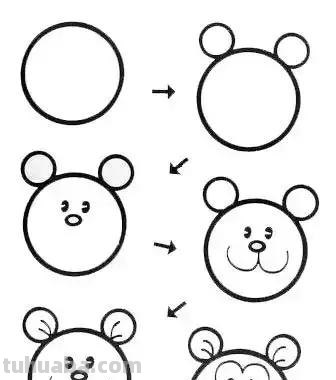 45个可爱简笔画教程，超级实用的素材！（建议收藏）