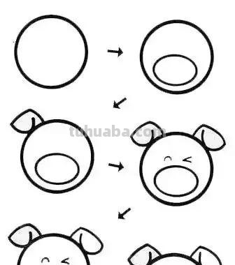 45个可爱简笔画教程，超级实用的素材！（建议收藏）