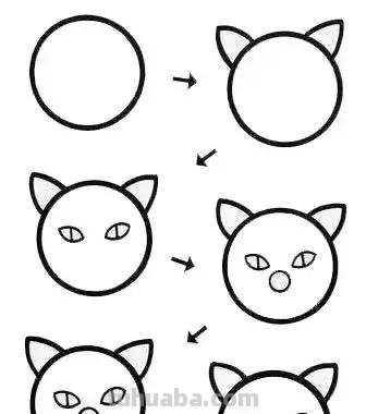 45个可爱简笔画教程，超级实用的素材！（建议收藏）