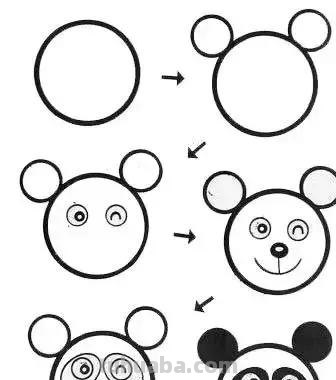 45个可爱简笔画教程，超级实用的素材！（建议收藏）