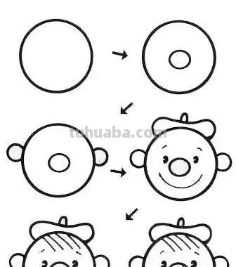 45个可爱简笔画教程，超级实用的素材！（建议收藏）