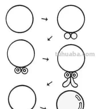 45个可爱简笔画教程，超级实用的素材！（建议收藏）