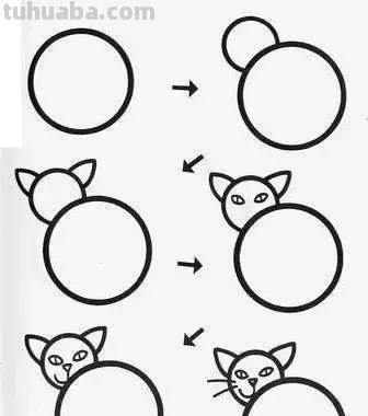 45个可爱简笔画教程，超级实用的素材！（建议收藏）