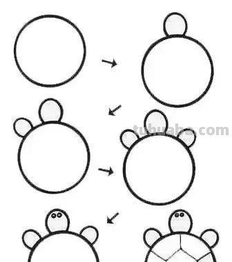 45个可爱简笔画教程，超级实用的素材！（建议收藏）