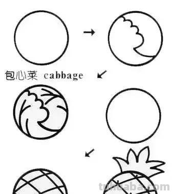 45个可爱简笔画教程，超级实用的素材！（建议收藏）