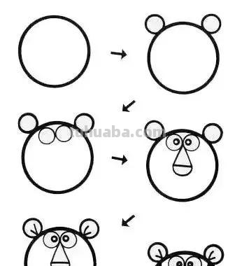 45个可爱简笔画教程，超级实用的素材！（建议收藏）