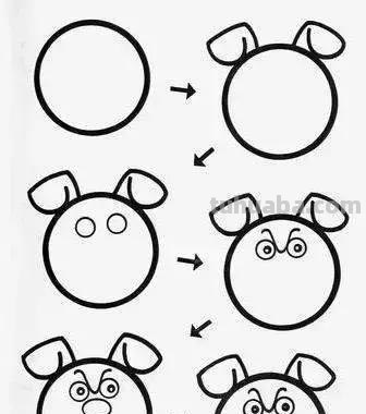 45个可爱简笔画教程，超级实用的素材！（建议收藏）