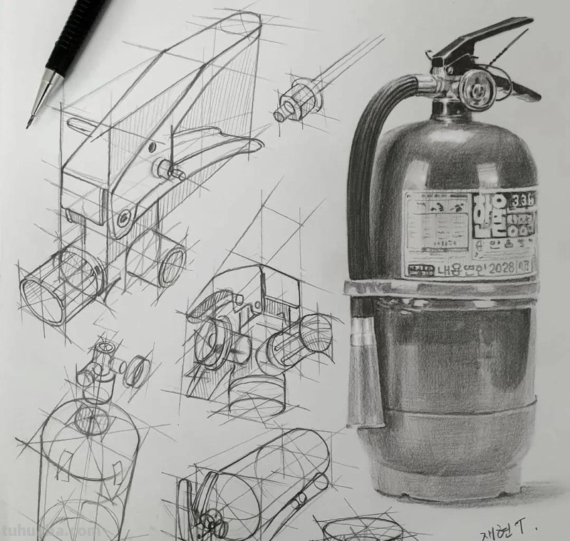 这素描你逆天了，质感绝了