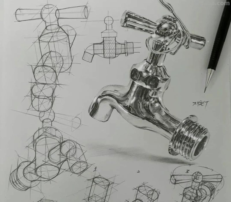 这素描你逆天了，质感绝了