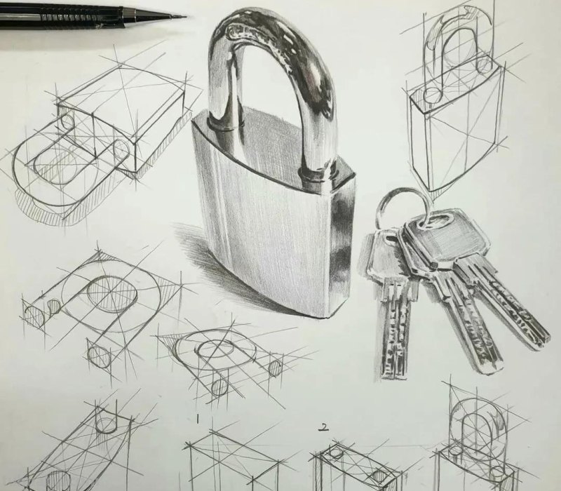 这素描你逆天了，质感绝了