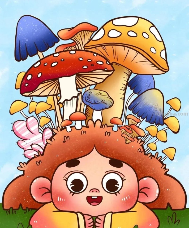 精选～20张卡通简笔画，装饰创意画，配色简直美爆了！