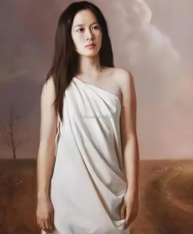 人体油画，静候朋友们前来赏评