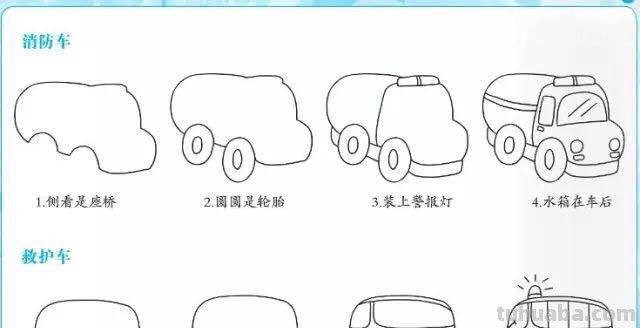 简笔画｜80幅好玩带儿歌的简笔画，赶紧给孩子收藏起来，寒假画！