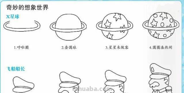 简笔画｜80幅好玩带儿歌的简笔画，赶紧给孩子收藏起来，寒假画！