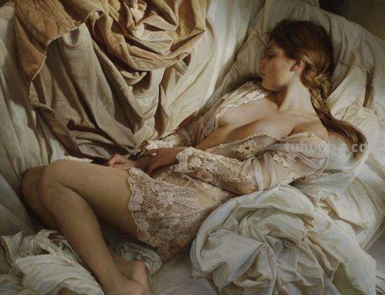 油画欣赏:女性作品典雅柔美,令无数观赏者怦然心动 油画欣赏:女性作品典雅柔美,令无数观赏者怦然心动