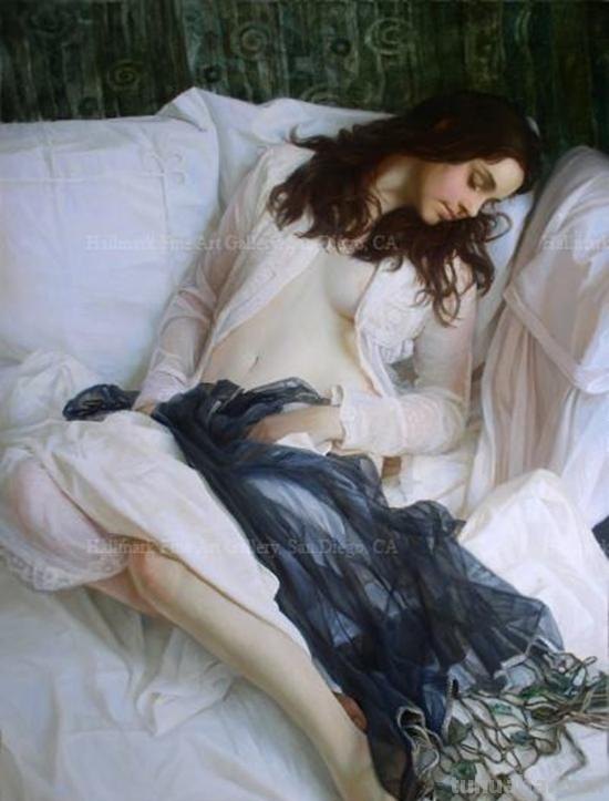 油画欣赏:女性作品典雅柔美,令无数观赏者怦然心动 油画欣赏:女性作品典雅柔美,令无数观赏者怦然心动