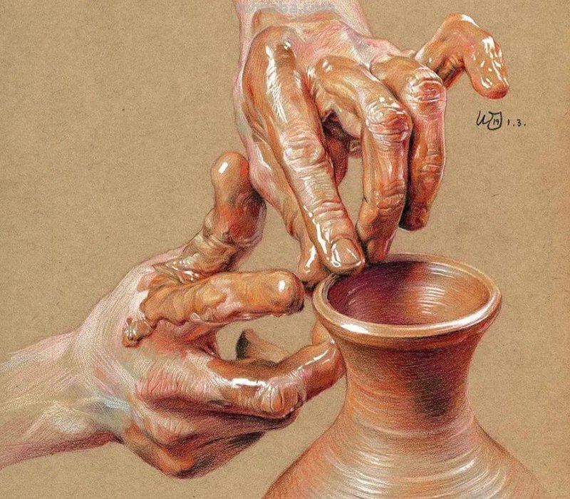 大佬级别素描作品,一个局部就是一张佳作 大佬级别素描作品,一个局部就是一张佳作