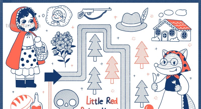 插画壁纸-可可爱爱的简笔画合集~