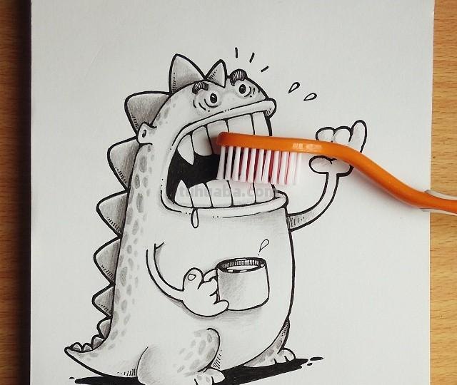 一组有趣的简笔画