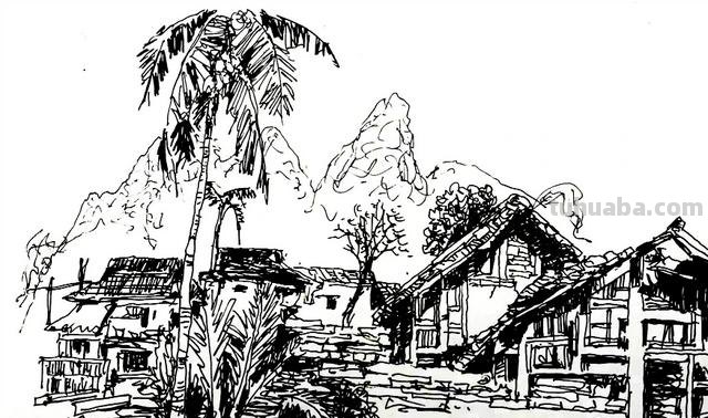 建筑钢笔速写建筑钢笔速写图片临摹高清 建筑钢笔速写建筑钢笔速写图片临摹高清