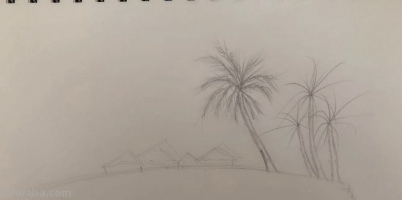 铅笔速写风景铅笔速写风景画