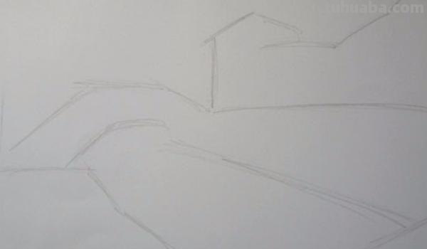 铅笔速写风景铅笔速写风景画