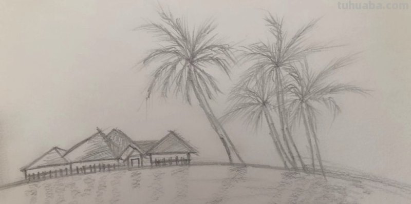 铅笔风景速写铅笔风景速写图片