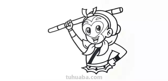 卡通人物速写卡通人物速写临摹图片