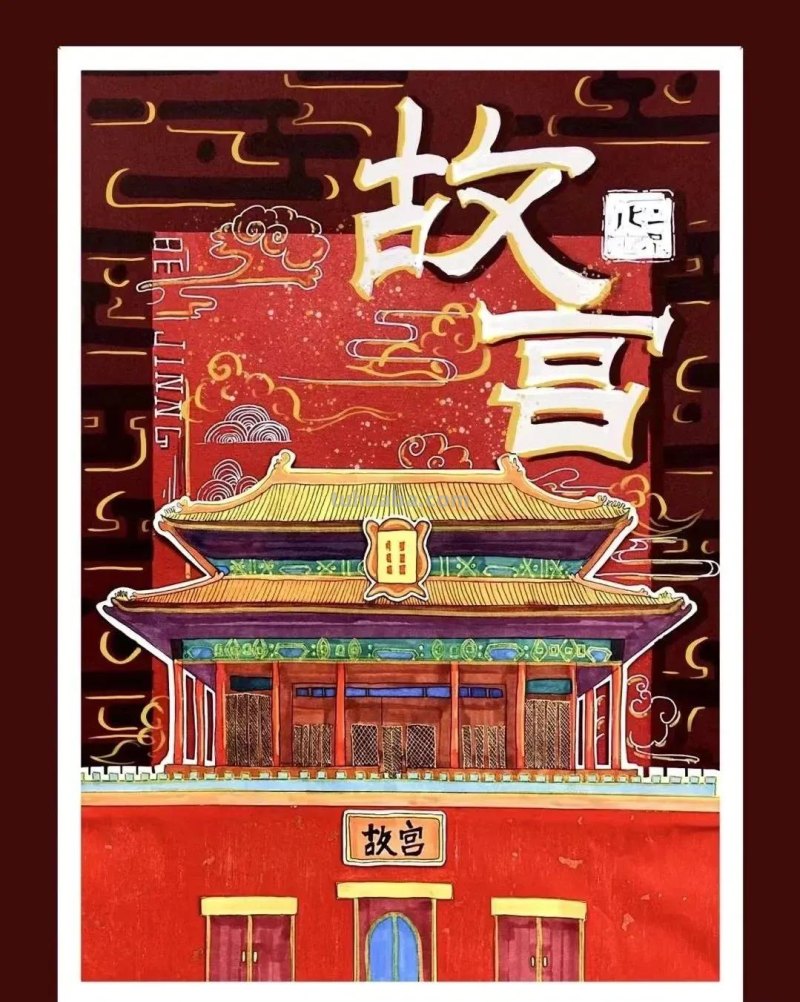 17张的创意美术，拼贴、黑白装饰画、水粉、不收藏可惜了！