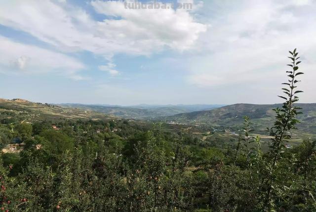 村风景速写风景速写村庄