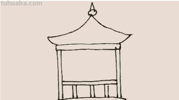 亭子的速写亭子的速写图片 亭子的速写亭子的速写图片